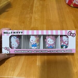 hello kitty shot glassware